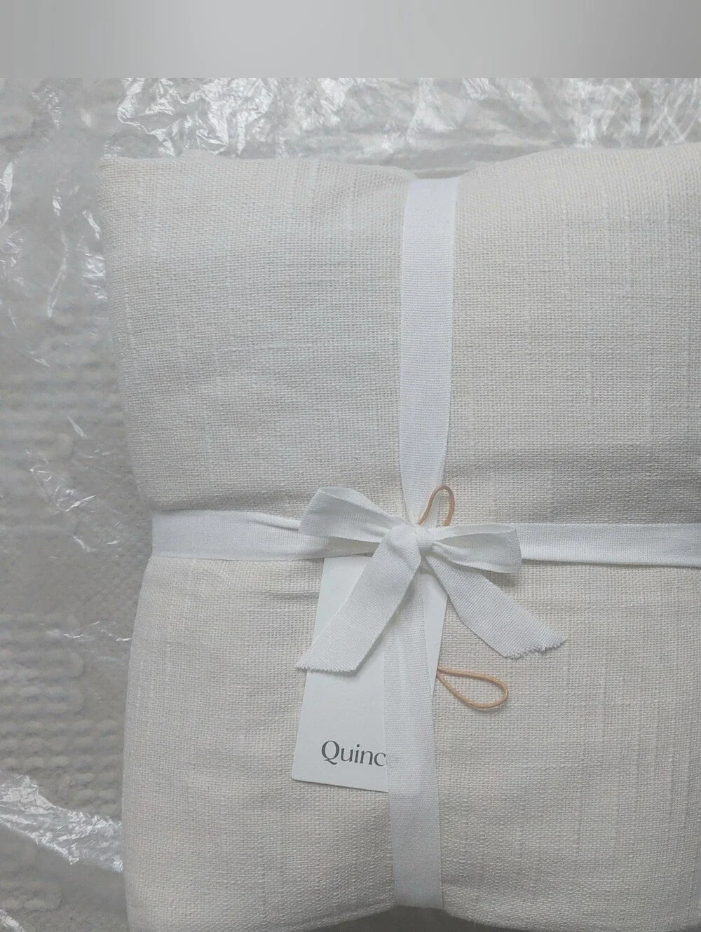 NWT! Quince Cotton Slub Natural Light Filtering Curtains Set Of 2! 48"x84"(T69)_6